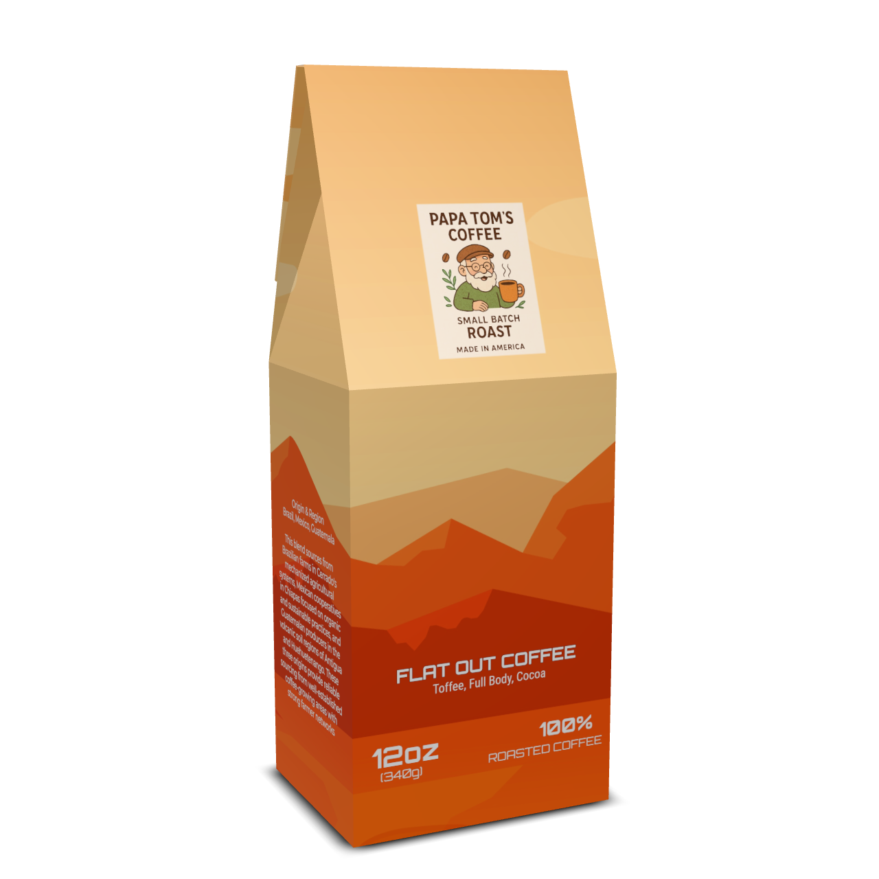 FLAT OUT COFFEE – Papa Toms Coffee